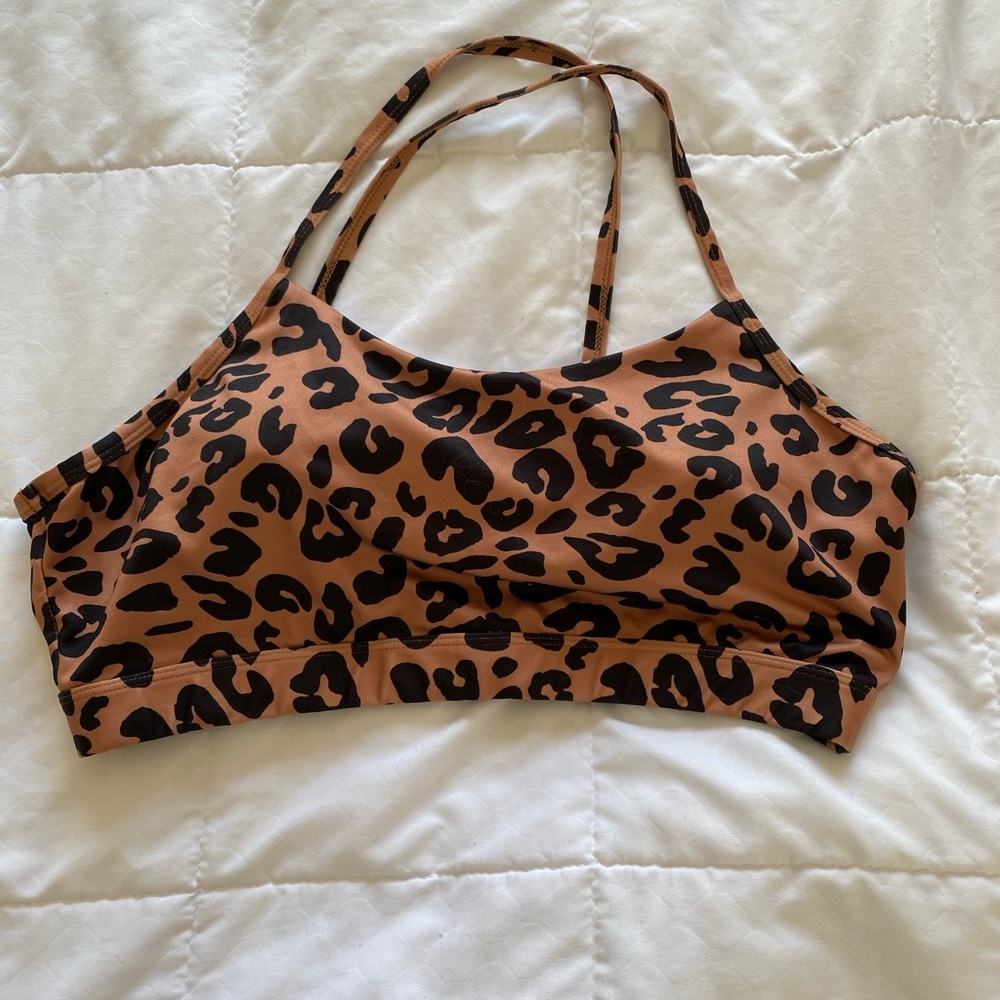 Cheetah Print sports bra